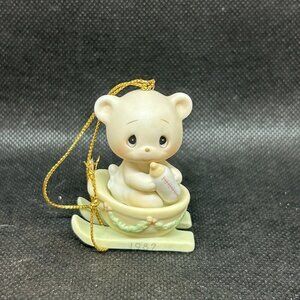 Precious Moments “Bear The Good News Of Christmas" ornament